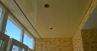 Натяжной потолок на балкон Подольск, цена 6230 руб.