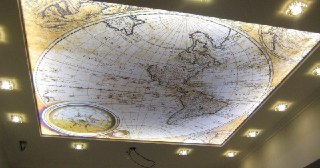 Натяжной потолок с фотопечатью Подольск, цена от 6261 руб.