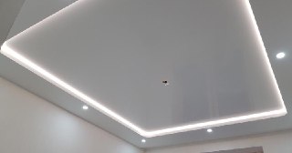 Светодиодные натяжные потолки Подольск, цена от 1558 руб.